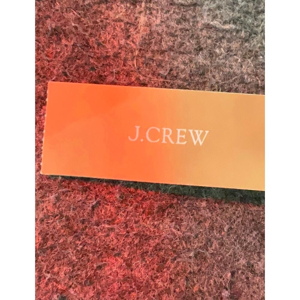J. Crew lined checker brown and white skirt. 12 - Picture 6 of 8